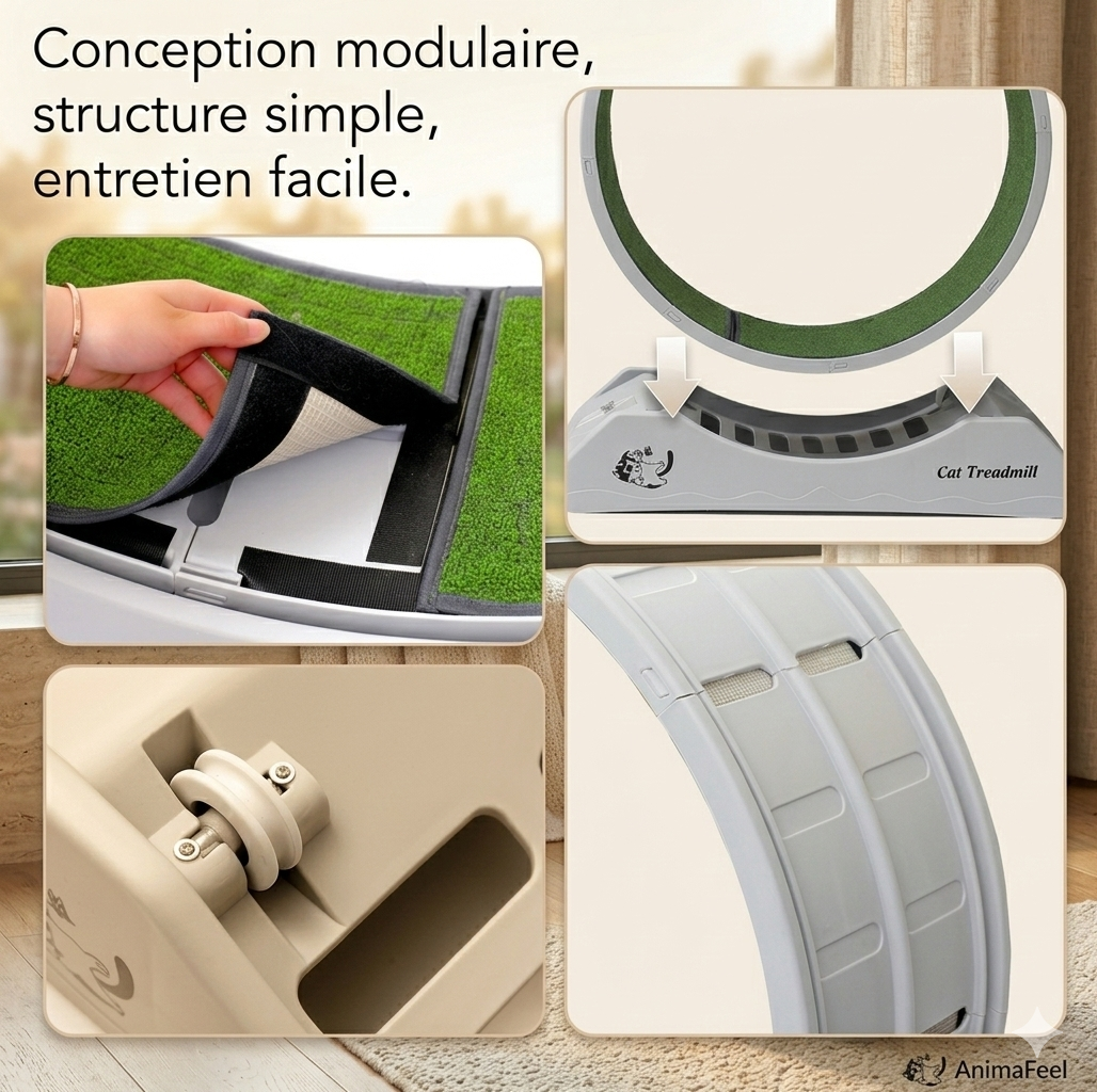 La Roue d'Équilibre "PureMotion" – Tapis de Course Silencieux pour Chat