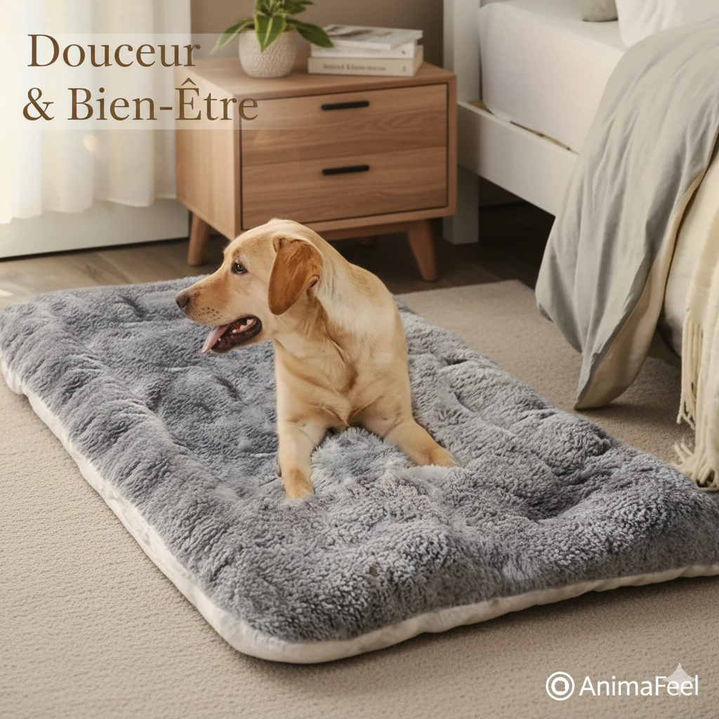 L'Écrin Serein – Canapé-Matelas en Velours de Fibre Haute Densité