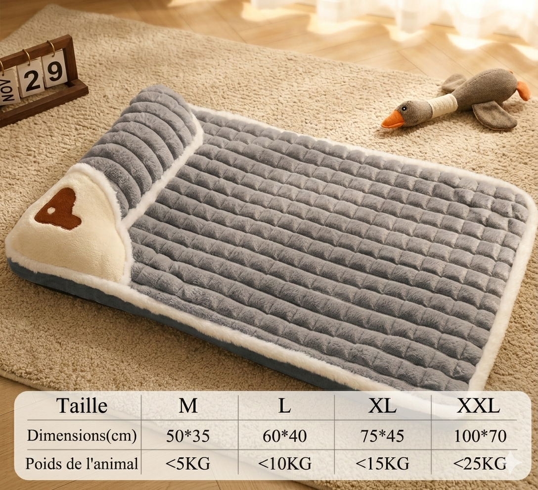 Le Cocon Boréal – Matelas à Mémoire de Douceur en Polaire Corail