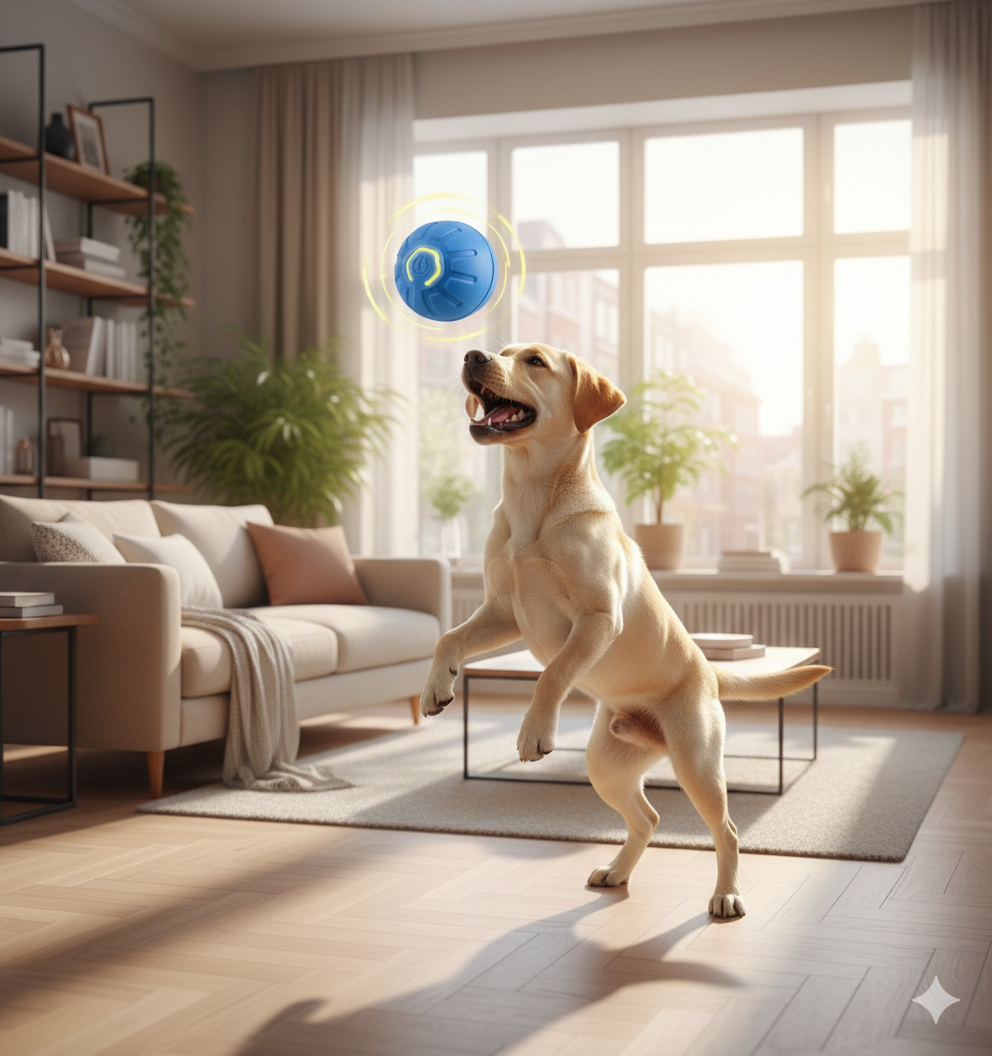 Balle interactive intelligente chien chat - jouet autonome recharge USB AnimaFeel
