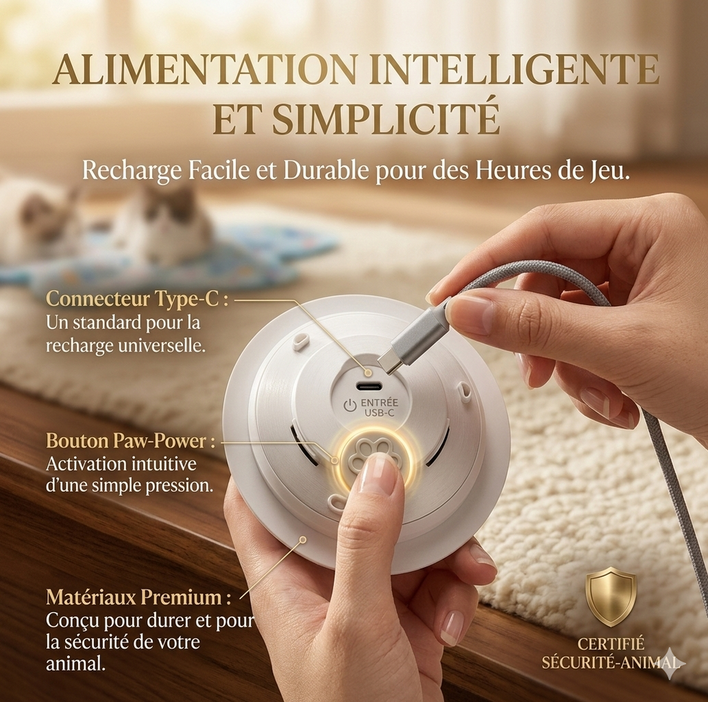 Jeu de chasse pour félin - stimulation naturelle appartement
