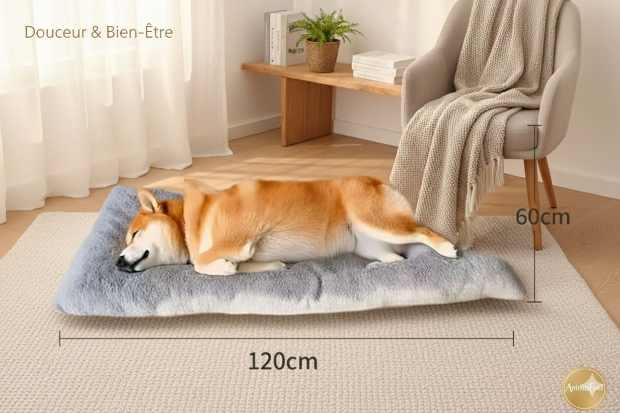 L'Écrin Serein – Canapé-Matelas en Velours de Fibre Haute Densité