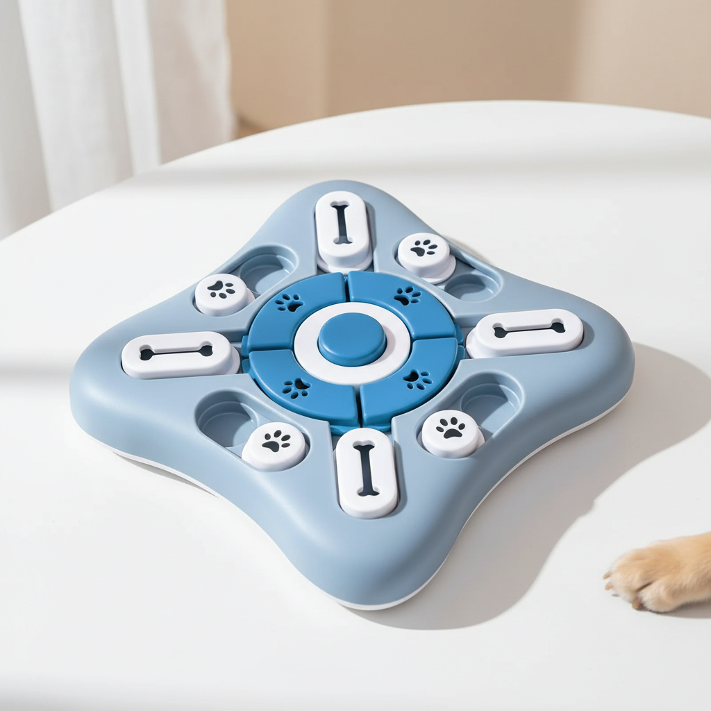 Plateau olfactif pour chien - cachières nourriture stimulation mentale