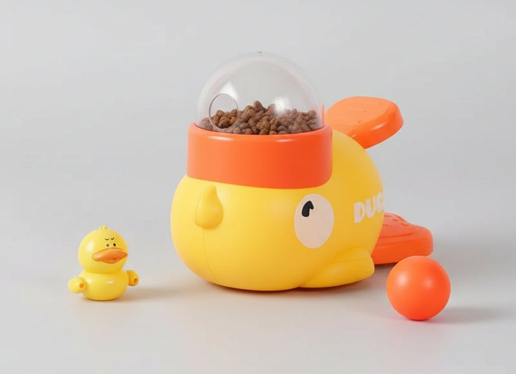 L'Éveil Ludique – Distributeur Interactif "Canard" pour Chien & Chat